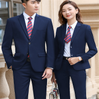 森团职业女黑色西装+短裙+白衬衫