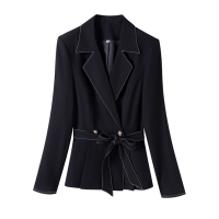 森团职业蓝色长袖西装