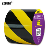安赛瑞 耐磨型划线胶带(黄/黑)黄黑条纹警示胶带 耐磨胶带 15641 10cm×22m 单位:卷