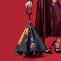 格格爱上班 货号GGFXS-9610故宫御用反向晴雨伞 双层伞 黑色1把