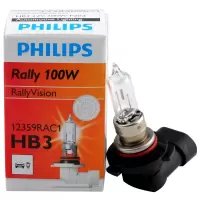 飞利浦(PHILIPS)小太阳长寿高效型石英灯9005汽车灯泡大灯远光灯近光灯卤素灯 单支装