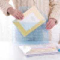 得力8313透明文件袋