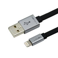 酷比客(L-CUBIC) Lighting数据线 灰色金属外壳黑色3M