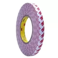 3M 55236-12MM白色 棉纸双面粘接胶带12mm×50m 5卷/件 白色(包装数量 5卷)（TG）