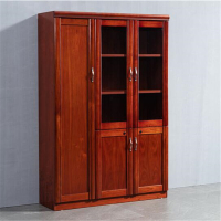 国鹤 书柜 AM6503左 胡桃色1357*400*2000