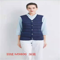 深蓝 羽绒背心 M9800 均码加厚背心