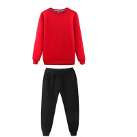 冬装加绒卫衣套装 上衣+长裤 2XL码