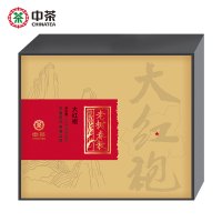 中粮中茶[老树春秋]大红袍 特级大红袍礼盒 茶叶乌龙茶 年货茶叶礼盒 224g 单盒价