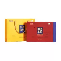 中粮中茶•普洱茶金砖（熟茶）五年陈 普洱茶布朗山老树小方砖金砖 年货茶叶礼盒 288g 单盒价