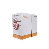 海康威视6类非屏蔽网线监控摄像头专用网线 国标8芯无氧铜一箱305米 DS-1LN6-UE 6类网线