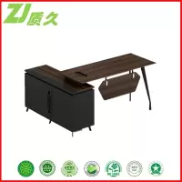 质久 主管桌 ZJ-LK-GB0116 乌金柚木+铁灰