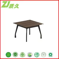 质久 茶几方茶几 ZJ-LK-GC1906 乌金柚木+铁灰