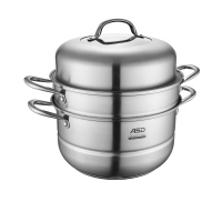 爱仕达-俊雅不锈钢三层复底蒸锅ZS28Q1TG