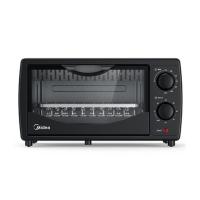 美的 PT1011 智能烘焙电烤箱黑色10升家用迷你多功能