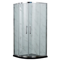 九牧(JOMOO)不锈钢整体浴室淋浴房隔断干湿分离一体式钢化玻璃浴屏M3E31-0A01-JMD不含安装