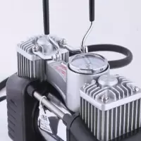 双缸打气泵 220V充气机打气泵车用汽车轮胎泵
