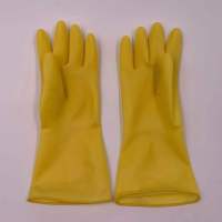 橡胶手套 牛牌 工业耐酸碱 乳胶手套 1双