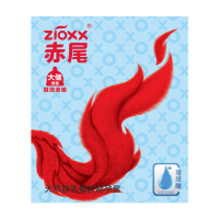 赤尾(Zioxx)柔嫩水润3只装避孕套超薄型安全套情趣型男女用计生套玻尿酸润滑避孕套byt