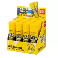 得力 DELI 27051 固体胶棒胶水 12支装 25G