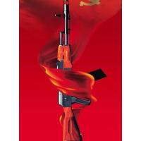 未易 党指挥枪雕塑 玻璃钢 3米*2.6米 单位:座