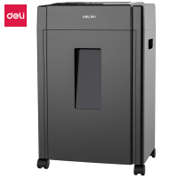 得力(deli)德国5级经典高保密碎纸机碎卡机 碎卡碎光盘 多功能办公商用文件颗粒粉碎机 33043