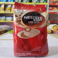 S-雀巢咖啡1+2原味速溶咖啡粉 700g/袋装餐三合一饮大包装 12袋/箱 整箱装