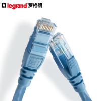 罗格朗(Legrand) 632753-10(特单)10米六类RJ45非屏蔽(U/UTP)跳线,PVC,浅蓝