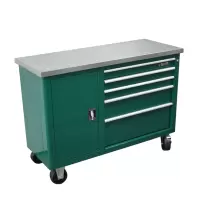 世达 5抽屉带轮工具车47英寸