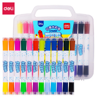得力(deli) 70665 24色/盒水彩笔(计价单位：盒)