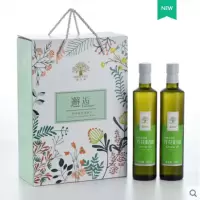 黄金-树 芥花籽油双瓶礼盒 500ml*2瓶（玻璃瓶）