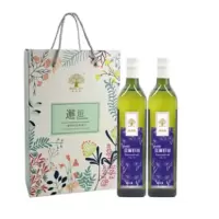 黄金-树 亚麻籽油双瓶礼盒 1L*2瓶（玻璃瓶）