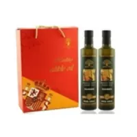 黄金-树 精炼橄榄油双瓶礼盒 500ml*2瓶（玻璃瓶）