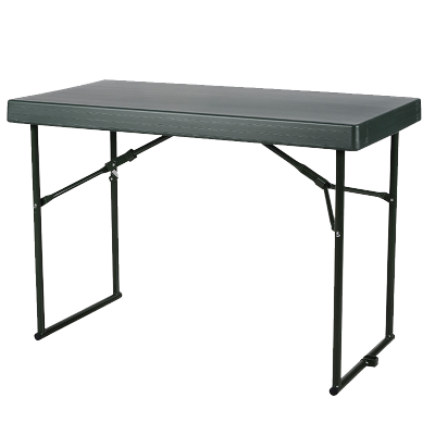 刘利博-野外折叠桌 一体注塑桌面加厚钢架1100*550*750mm
