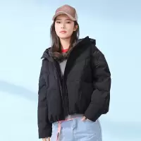 骆驼户外羽绒服女2020秋冬新款连帽轻薄保暖宽松休闲鸭绒短款外套