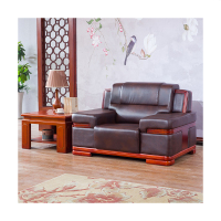 豪华大沙发办公沙发 商务办公室沙发接待会客沙发S8006 单人位1400*920*920