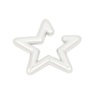APM Monaco许愿五角星星耳夹学生短款无耳洞可夹耳环女ins风银饰