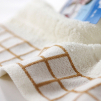 洁玉素色纯棉毛巾