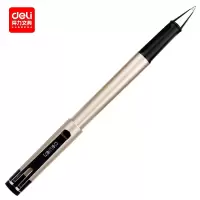 得力deli S96中性笔商务金属签字笔中性笔水笔黑色0.7mm 12支/盒装(单位:盒)