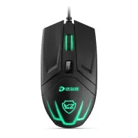 达尔优(dareu) VX6 鼠标 游戏鼠标 有线鼠标 便捷鼠标 电竞鼠标 黑色