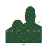 华腾靶纸打靶器材射击训练用品靶杆靶标靶板 机枪靶