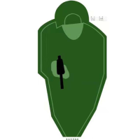 华腾靶纸打靶器材射击训练用品靶杆靶标靶板 基本色身靶