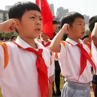 Hong领巾少先队员学生领巾 50条起购
