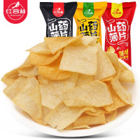 红谷林山药片薄片90g*3烧烤味手工锅巴休闲零食