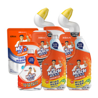 威猛先生厨房重油污(柠檬)650g*2+日常台面喷雾350g+淡雅花香洁厕液600g*2+洗衣机槽清洁剂250g