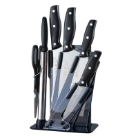家家旺(Jiajiawang) 刀具套装 不锈钢厨房刀具七件套 套餐套刀