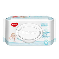 好奇Huggies纯水婴儿湿巾80抽*3