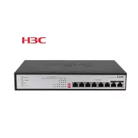 华三（H3C）S1208V-HPWR 8口千兆PoE交换机（单位：台）黑色