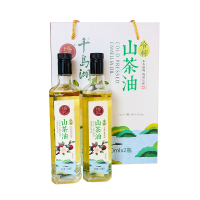 千岛湖冷榨山茶油500mlx2瓶礼盒装