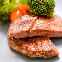 大庄园儿童牛排牛小Π100克*10袋新鲜冷冻家庭奥尔良味牛排套餐