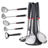 苏泊尔(SUPOR) TK1823Q锅铲小红圈不锈钢铲勺铲子炒菜铲汤勺漏勺厨具家用套装